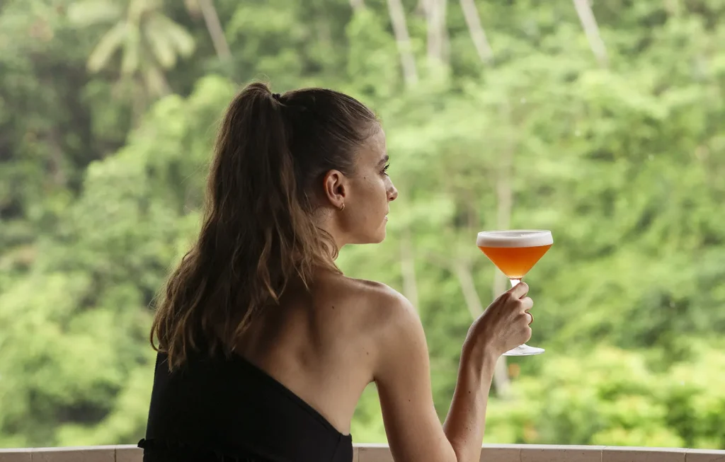 Peaceful view at CasCades Restaurant